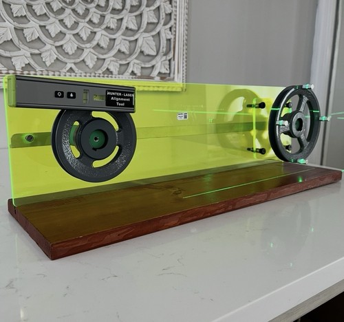 Pulley belt laser alignment - pulley,